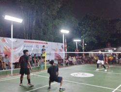 Pembukaan Badminton Tournament RW 09 BSI 2 Pengasinan, Riuh Sorak Penonton
