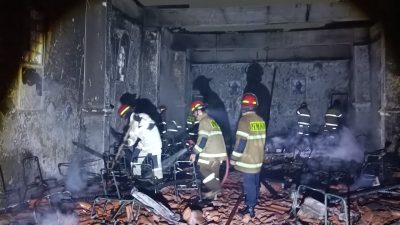 Gereja di Kelurahan Cisalak Depok Terbakar Diduga Kosleting Listrik