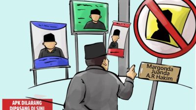 KPU Kota Depok Larang Timses Pasang APK di Jalan Margonda, Juanda dan Arif Rahman Hakim