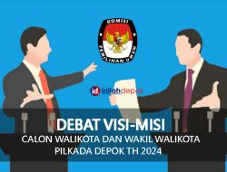 Ini Jadwal Debat Visi dan Misi Calon Wali Kota dan Wakil Wali Kota, Diselenggarakan KPU Kota Depok