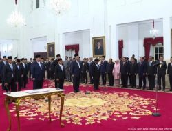 Prabowo Lantik 48 Menteri Kabinet Merah Putih, Wamen Sore Ini !