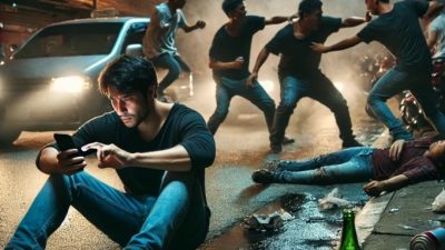 Dituduh Videokan Perkelahian, Pria Asik Nonton YouTube Malah Dipukuli Sampai Lebam di Jalan Margonda Depok