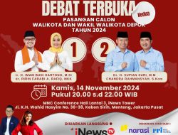 KPU Kota Depok Gelar Debat Terbuka Paslon Wali Kota dan Wakil Wali Kota, Cek Tanggalnya