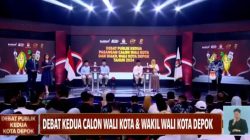 Paslon Urut 1 dan 2 Saling Adu Gagasan di Debat Kedua Digelar KPU Kota Depok