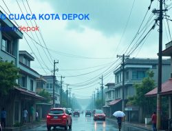 Update, Prakiraan Cuaca Hari Ini Selasa 7 Januari 2025 di Kota Depok